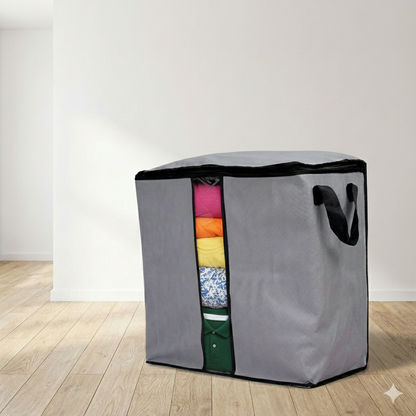 Multipurpose Storage Bag - Grey & Blue 120 GSM
